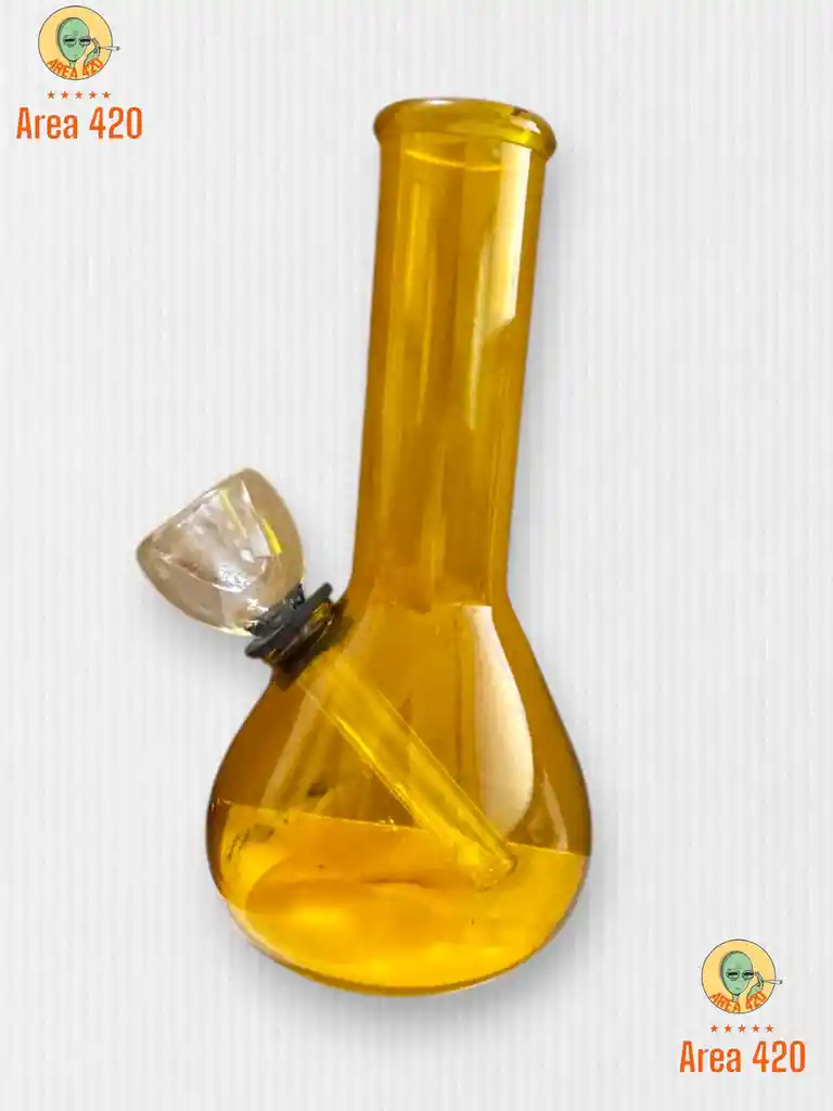 ¡colores Vibrantes: Bong Clásico De Vidrio Esencial De Área 420!