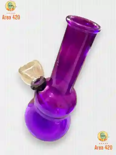 ¡colores Vibrantes: Bong Clásico De Vidrio Esencial De Área 420!