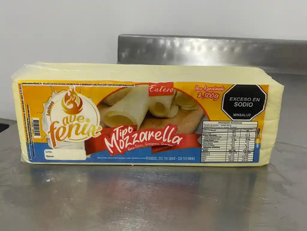 1/2 Mozzarella Entero
