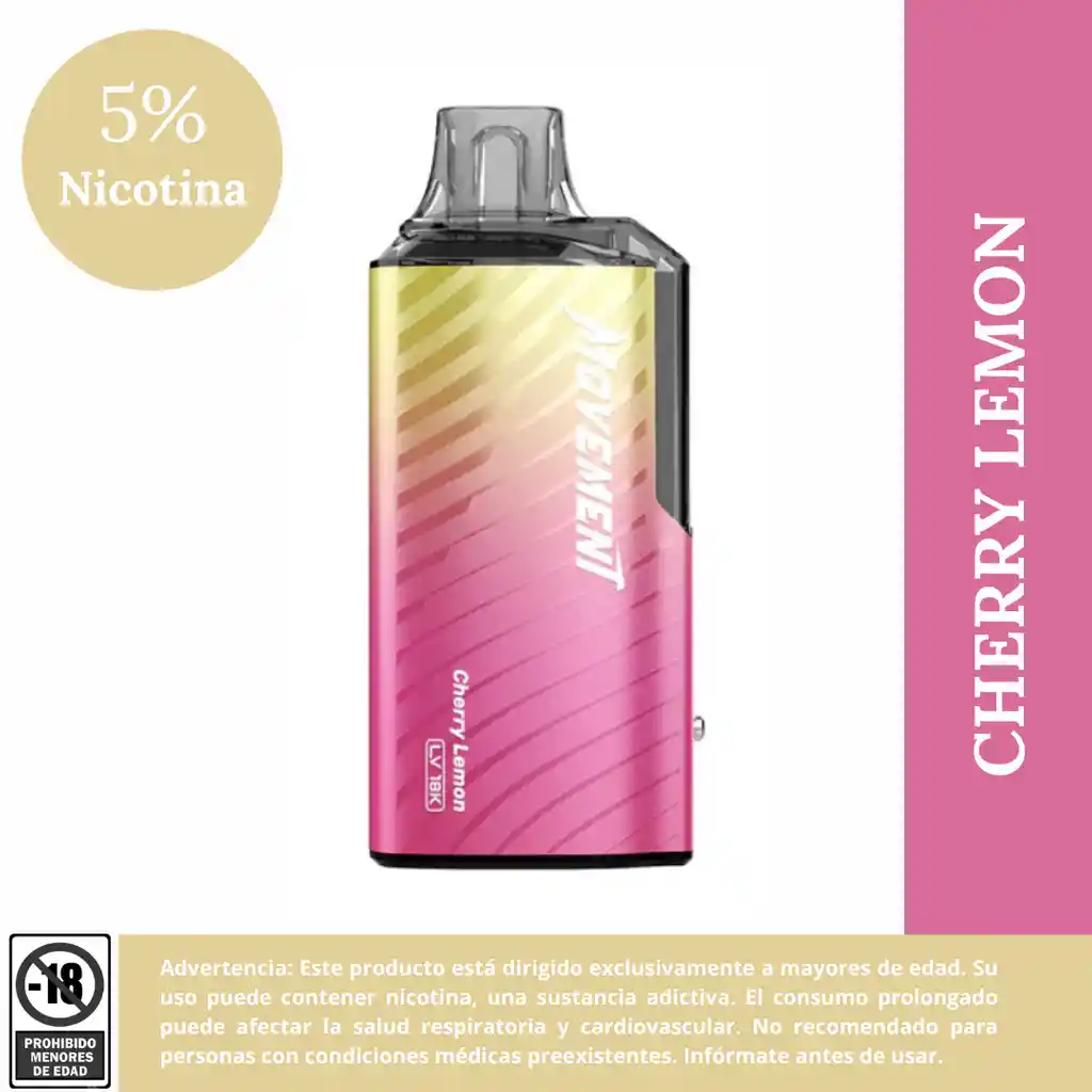 Vape 18.000 Puffs Cherry Lemon