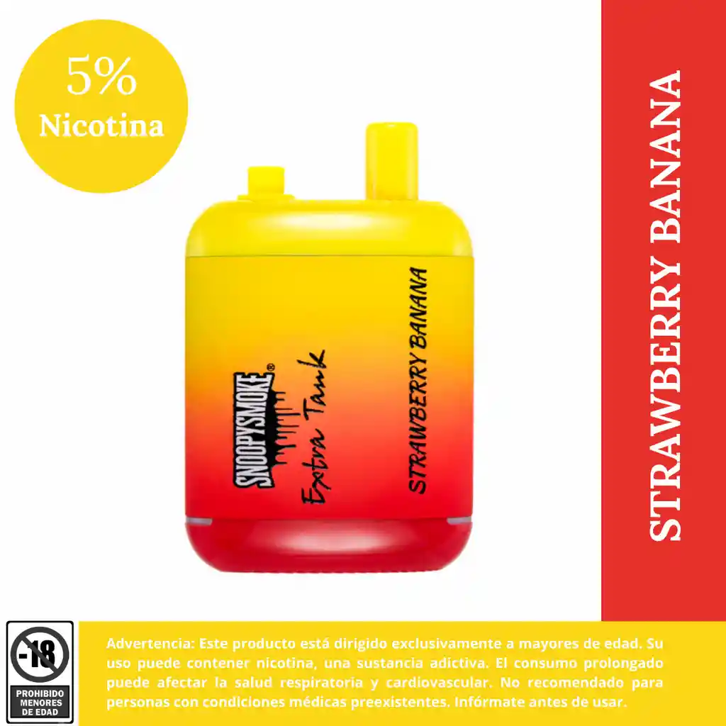Vape 15.000 Puffs Strawberry Banana