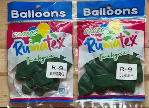Globo R9 X 10 Balloons 	unicolor Verde