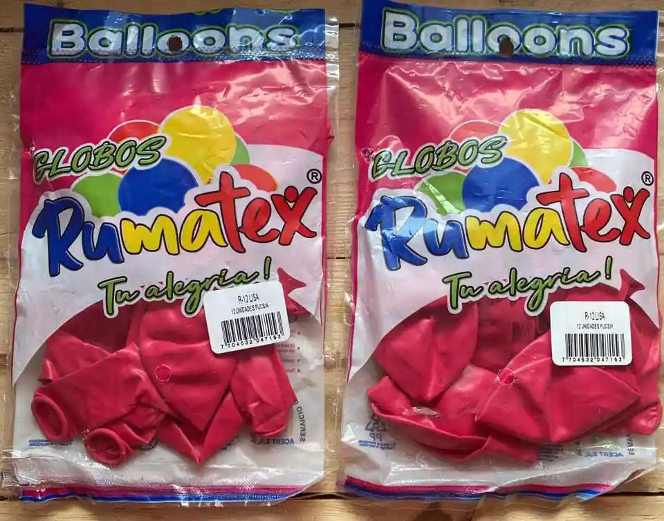 Globo R12 X 12 Balloons 	unicolor Fucsia