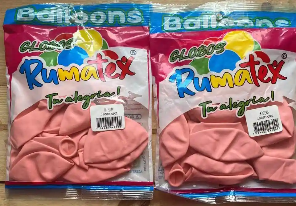 Globo R12 X 12 Balloons 	unicolor Rosado