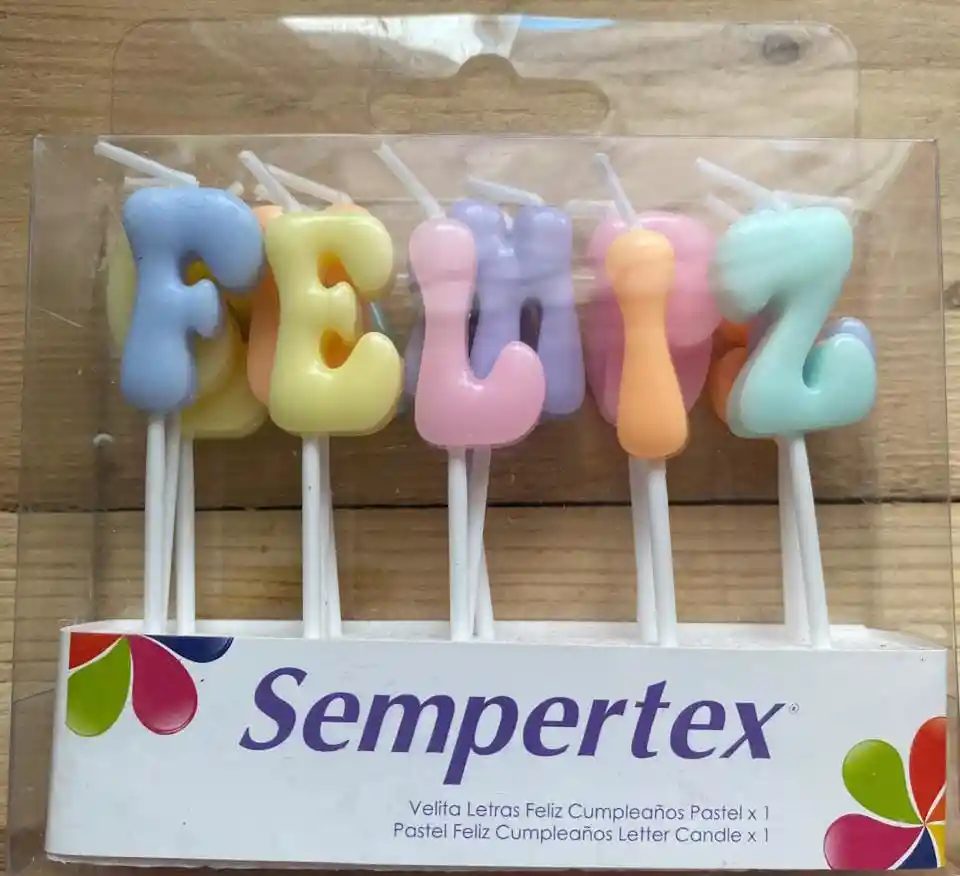 Vela Feliz Cumpleaños 	pastel Surtido