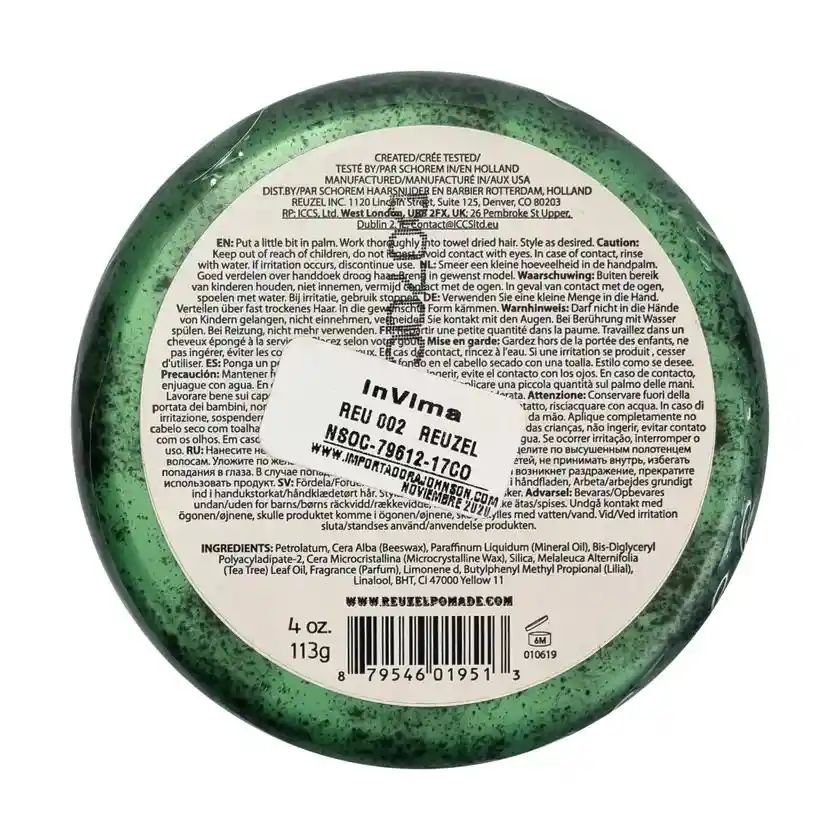 Reuzel Cera Verde Grease Pomade