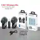 Doble Micrófono Inalámbrico F11-2 Premium Doble Solapa, Conexión 3 En 1