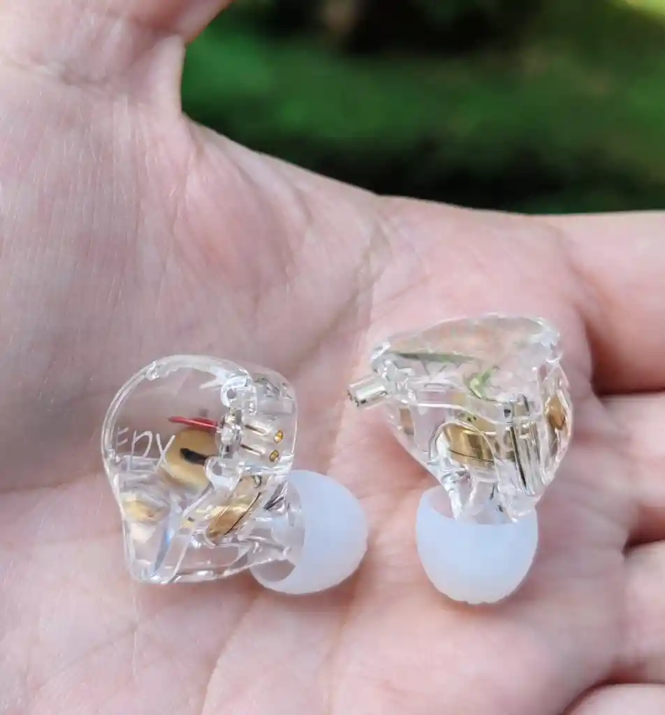 Audífonos In-ear Kz Edx Lite 🎧 Transparentes | Graves + Micrófono Hd