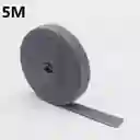 Organizador De Cables De 5 Metros Velcro Adhesivo Gris