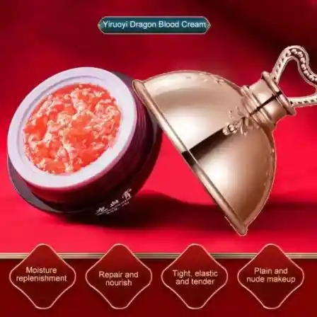 Crema Facial De Sangre De Dragon Con Retinol Placenta Reafirmante