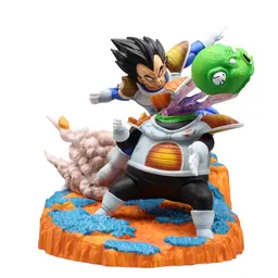 Figura De Colección Figura Vegeta Vs Guldo Ginyu Force Dragon Ball Z 22cm