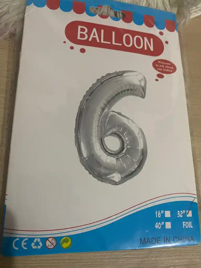 Globo Numero Del 0-1 --3-4-5-6-7-8-9- 32" Balloon Dorado