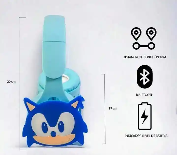 Audífonos Inalámbricos Sonic Con Estilo Y Velocidad! Tk-688i