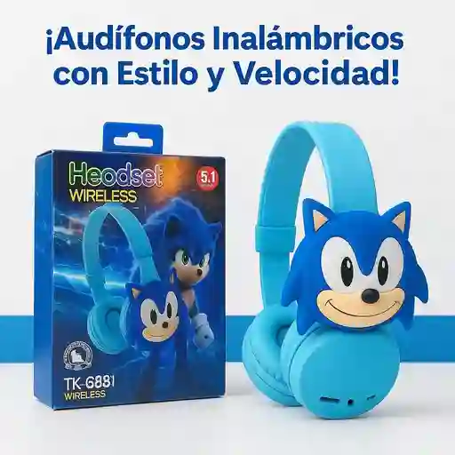 Audífonos Inalámbricos Sonic Con Estilo Y Velocidad! Tk-688i