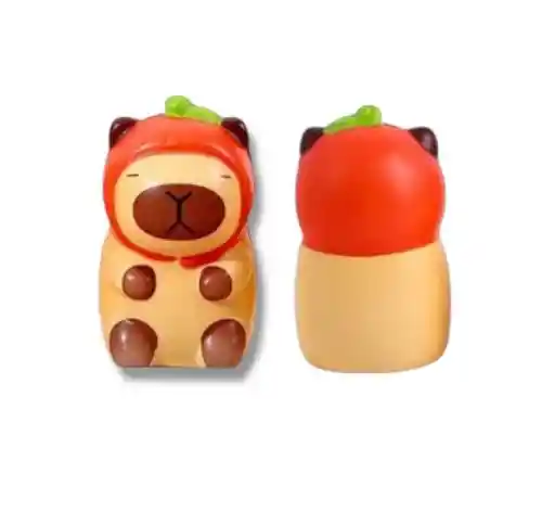 Squishy Capibara Con Gorrito