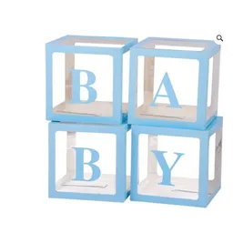Cubos Para Baby Shower Azul