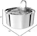 Fuente De Agua Para Mascotas - Acero Inoxidable 3.2 l Pektaco
