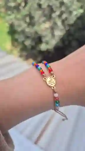 Pulsera Rosario - Dorado