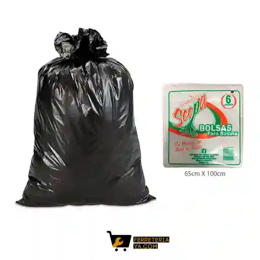 Scopa Bolsa De Basura Industrial Gruesa 65 X 100 Cm