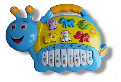 Piano Musical Caracol Infantil Organeta Sonido Bebe