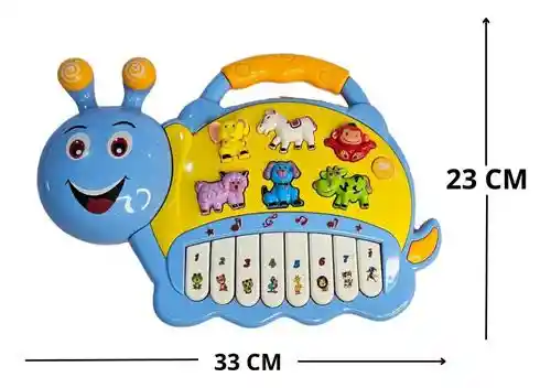 Piano Musical Caracol Infantil Organeta Sonido Bebe