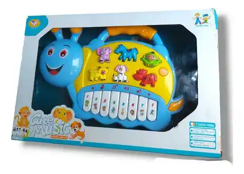 Piano Musical Caracol Infantil Organeta Sonido Bebe