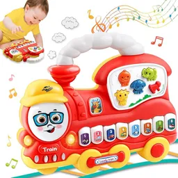 Piano Musical Tren Infantil Organeta Sonido Bebe