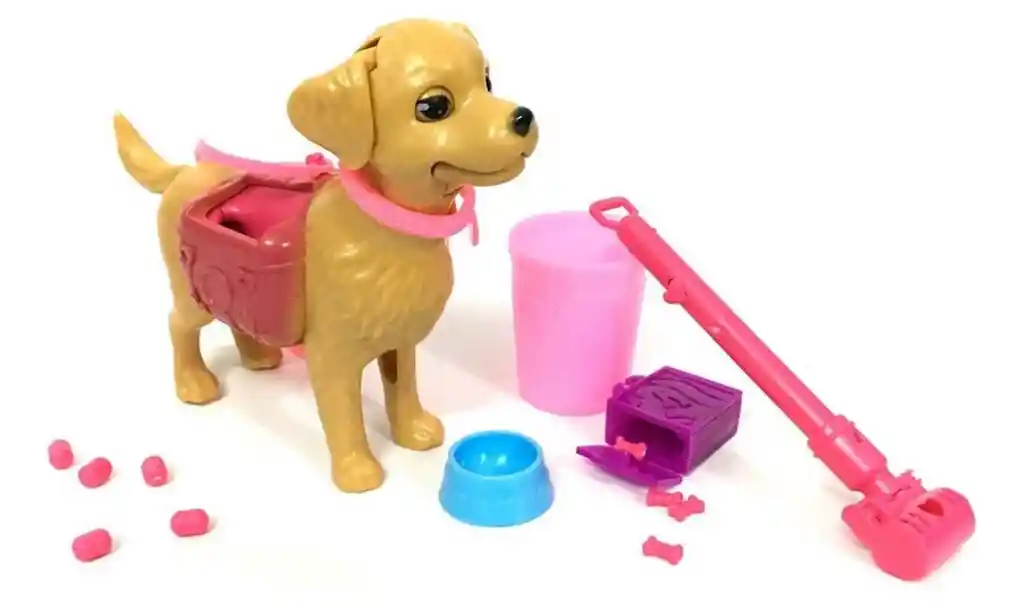 Muñeca Tipo Barbie Moda Con Mascota Perro Accesorios Niñas Juguete