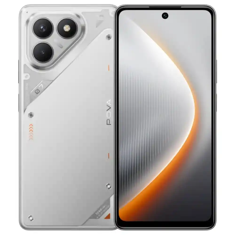 Celular Tecno Pova 7 256gb 8ram 108mp Plata