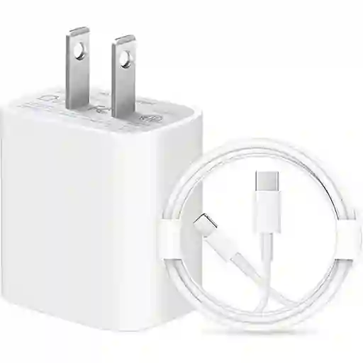 Cargador Iphone 20w Carga Rápida