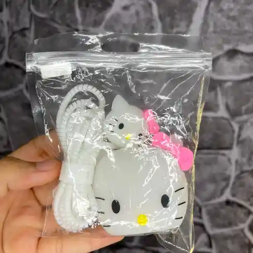 Protector 3 En 1 Cargador Iphone Hello Kitty