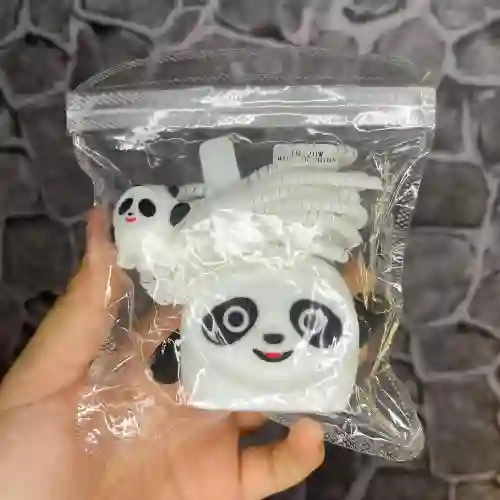 Protector 3 En 1 Cargador Iphone Osito Panda