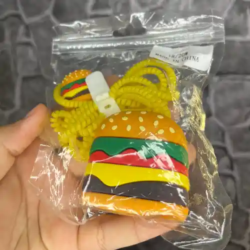 Protector 3 En 1 Cargador Iphone Hamburguesa