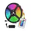 Cinta Led Tira Luces 5mts Rgb Multicolor + Control