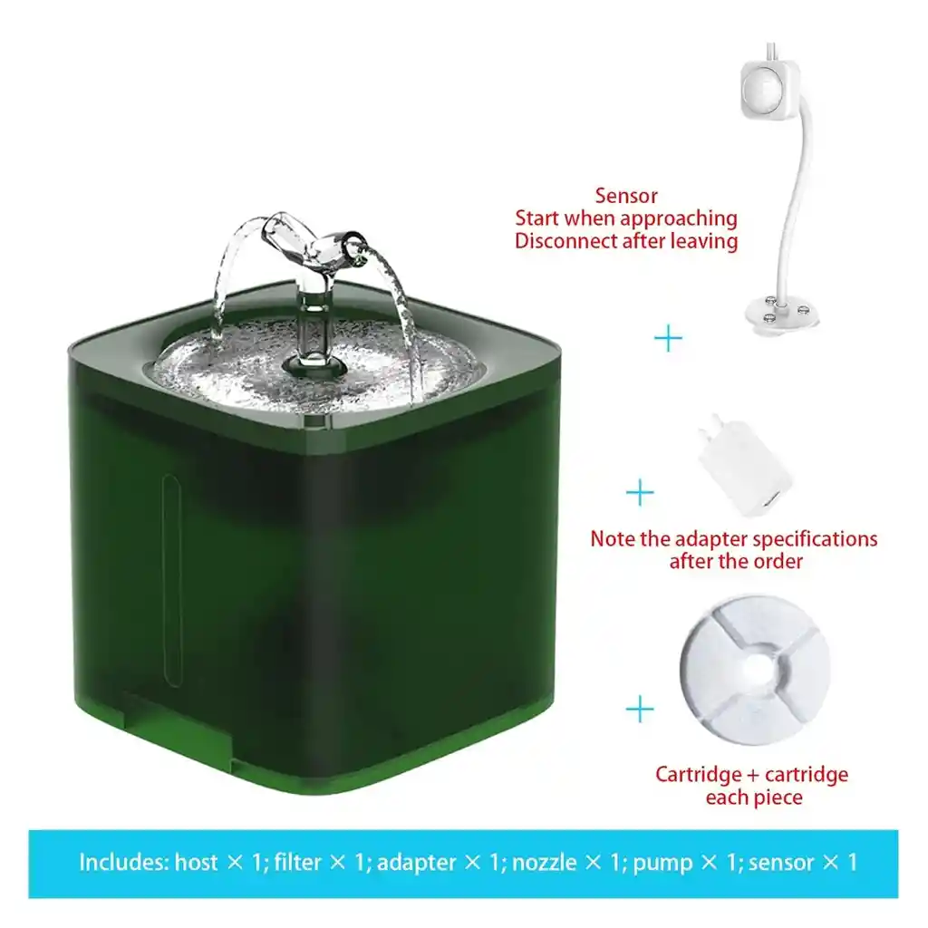 Fuente De Agua Para Gatos Bebedero Mascotas