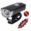 Combo Luz Delantera + Trasera Bici