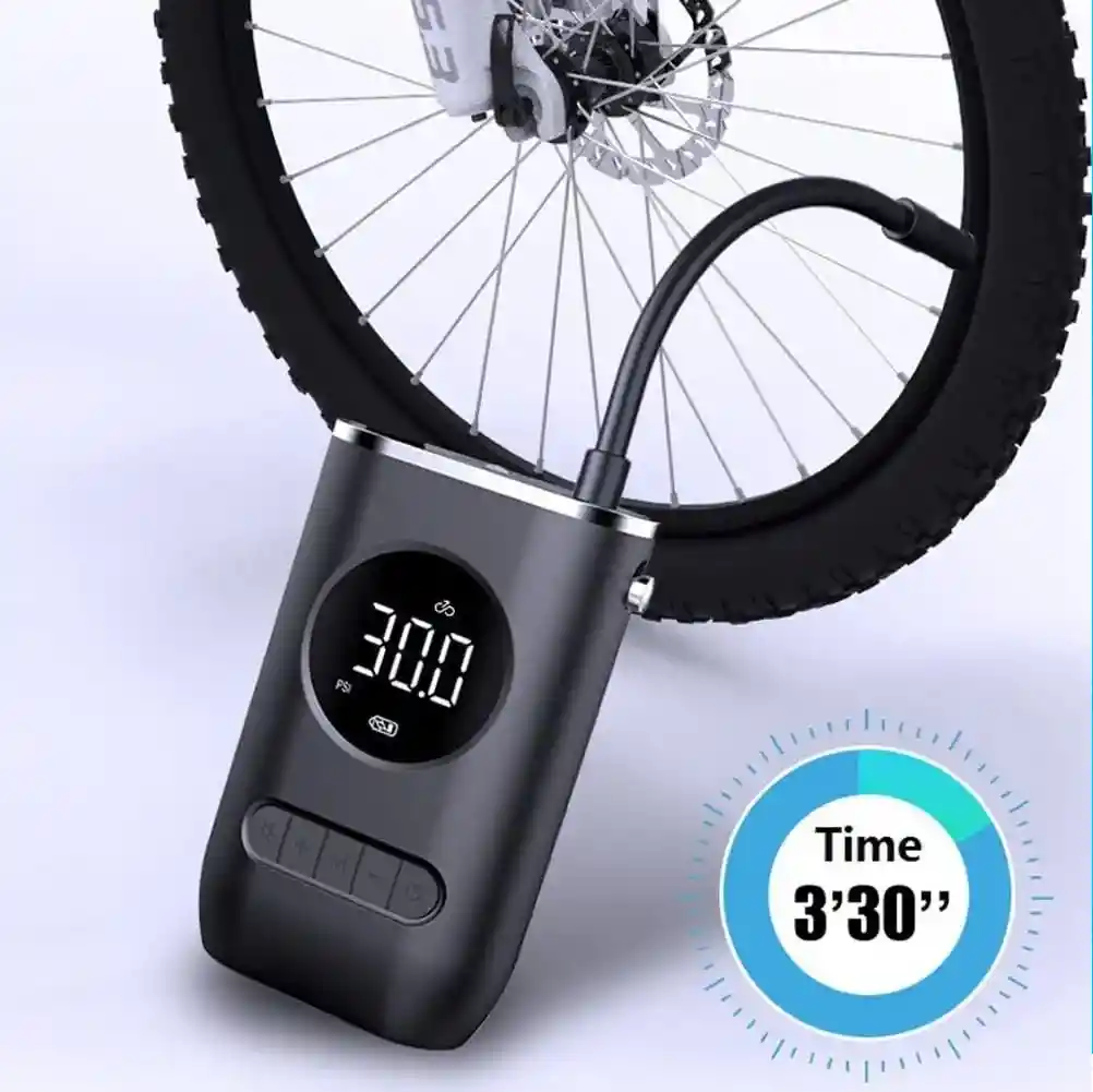 Inflador De Llantas Portable Compresor Carro Moto Balon Color Negro Fase Eléctrica Monofásica 110v/220vinflador De Llantas Portable Compresor Carro Moto Balon Color Negro Fase Eléctrica Monofásica 110v/220v