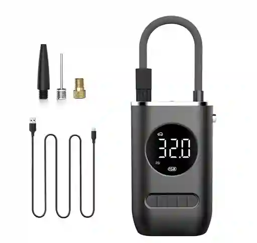 Inflador De Llantas Portable Compresor Carro Moto Balon Color Negro Fase Eléctrica Monofásica 110v/220vinflador De Llantas Portable Compresor Carro Moto Balon Color Negro Fase Eléctrica Monofásica 110v/220v