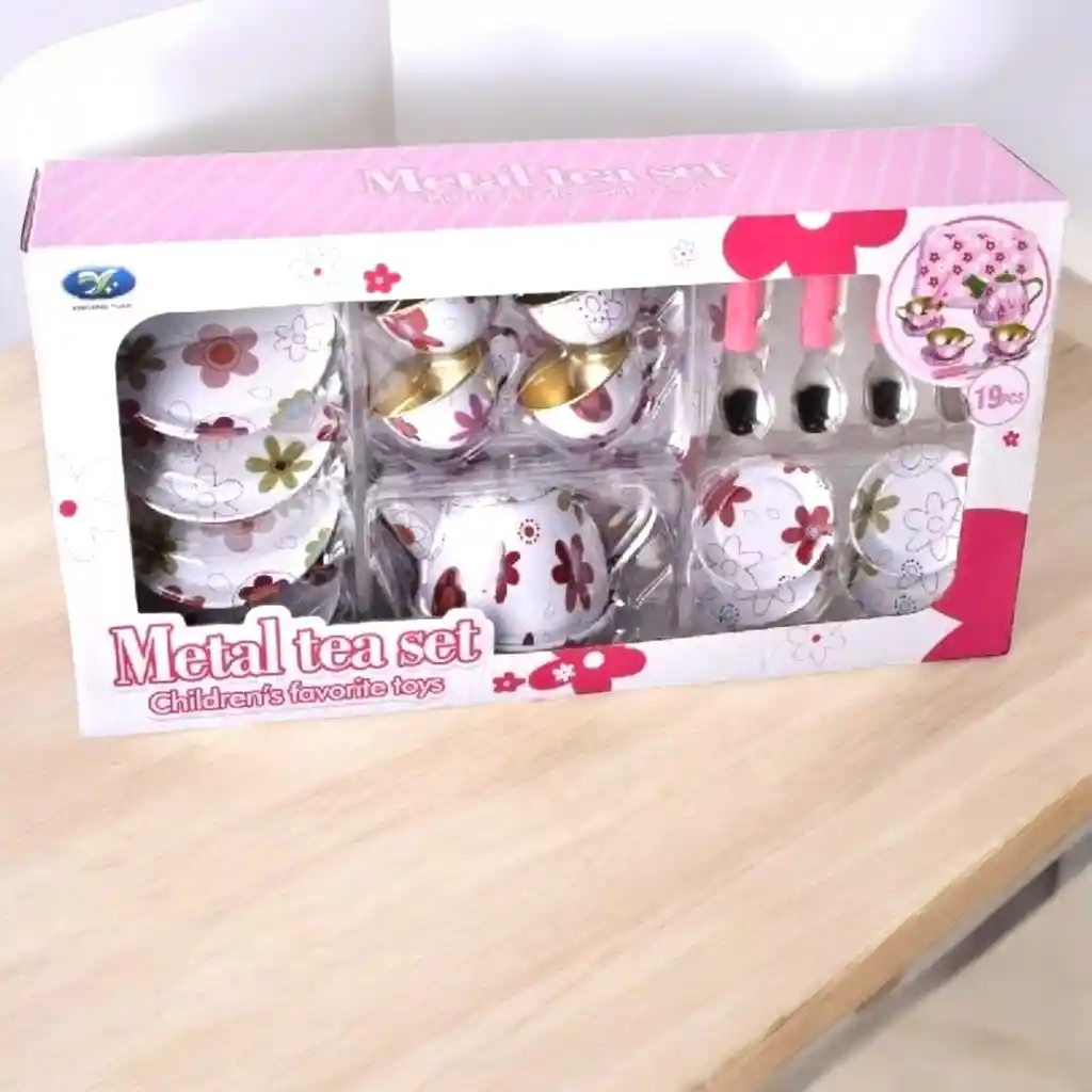 Juego Juguete De Té Para Niñas Dim:38x9.5x20cm