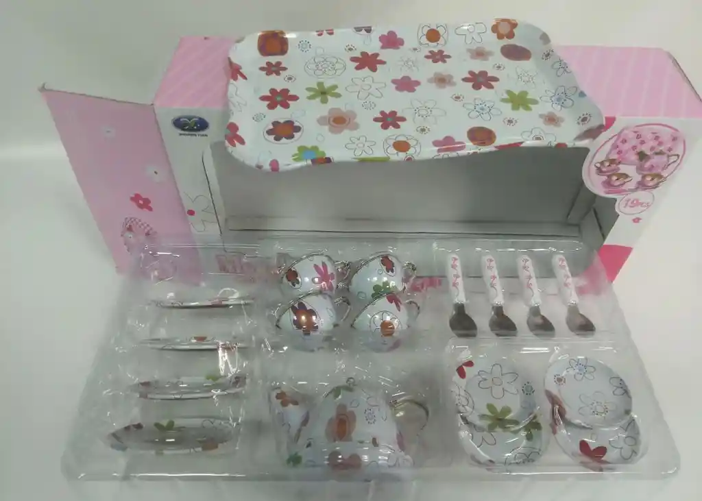 Juego Juguete De Té Para Niñas Dim:38x9.5x20cm