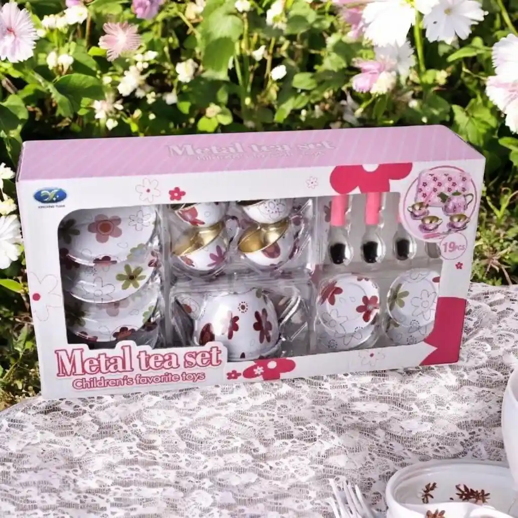 Juego Juguete De Té Para Niñas Dim:38x9.5x20cm