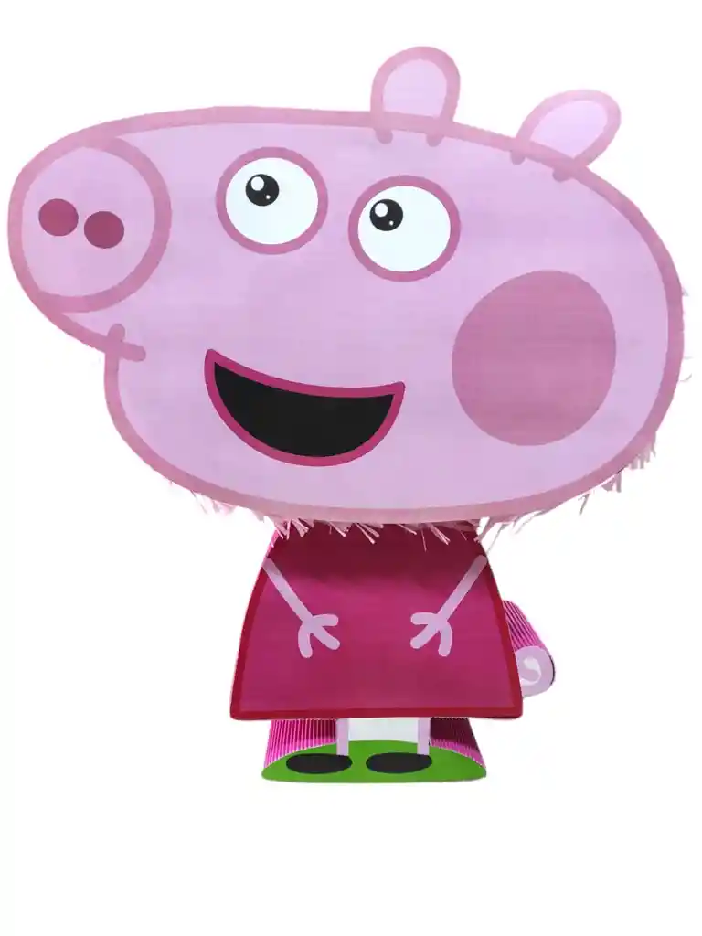 Piñata Peppa Cerdita Fiesta Tematica Infantil Cumpleaños Decoraciones