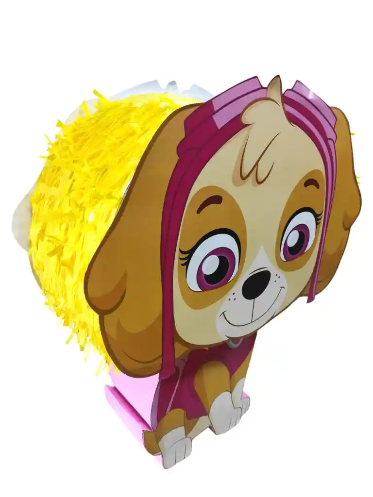 Piñata Skye Guardia Canina Paw Patrol Fiesta Tematica Infantil Cumpleaños Decoraciones