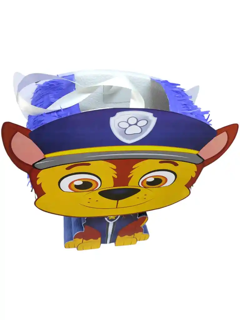 Piñata Chase Guardia Canina Paw Patrol Fiesta Tematica Infantil Cumpleaños Decoraciones
