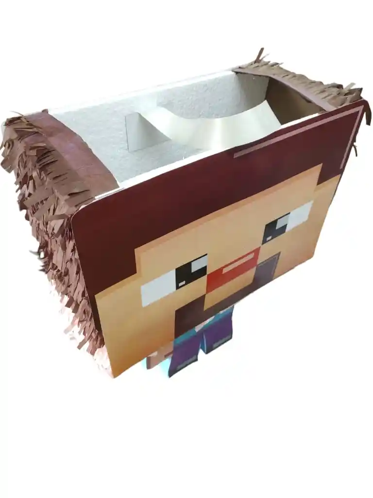 Piñata Minecrat Juego Fiesta Tematica Infantil Cumpleaños Decoraciones