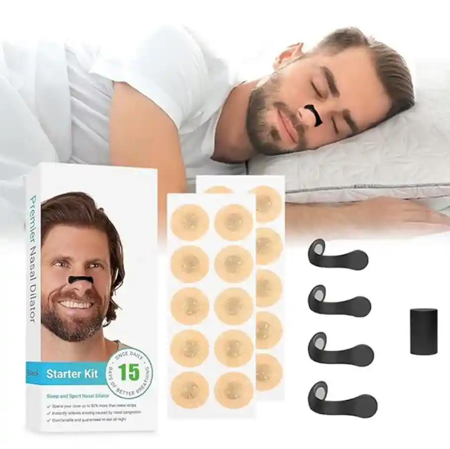 Kit Tiras Nasales Imantadas Antironquido