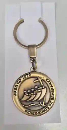 Llavero Jubileo 2025 - Dorado Antiguo