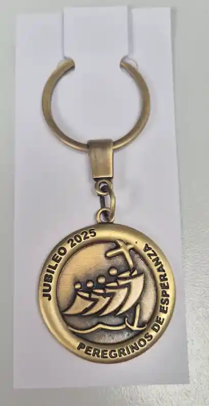 Llavero Jubileo 2025 - Dorado Antiguo