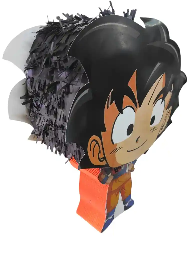 Piñata Goku Dragon Ball Anime Fiesta Tematica Infantil Cumpleaños Decoraciones