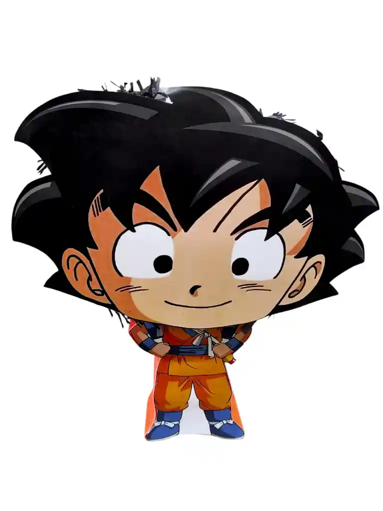 Piñata Goku Dragon Ball Anime Fiesta Tematica Infantil Cumpleaños Decoraciones